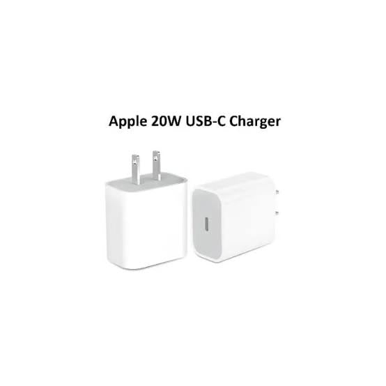 Apple 20W USB-C Power Adapter 2 Pin. 50% in 30min
